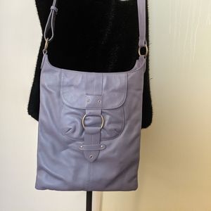Purple crossbody bag